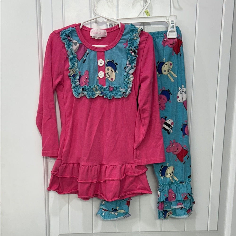 Peppa Pig Pink Ruffle set